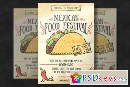 Mexican Food Flyer Template
