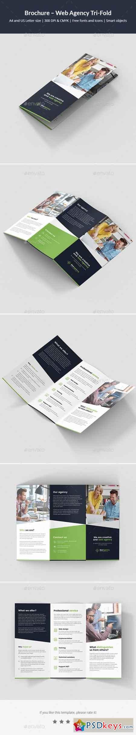 Brochure  Web Agency Tri-Fold 22060231
