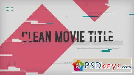 Clean Movie Title After Effects Template 8526699
