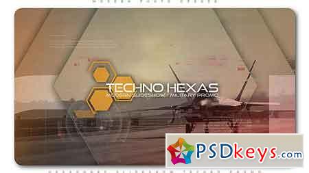 Hexagones Opener Techno Promo After Effects Template 20940209