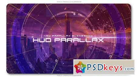 HUD Parallax Slideshow After Effects Template 20387092