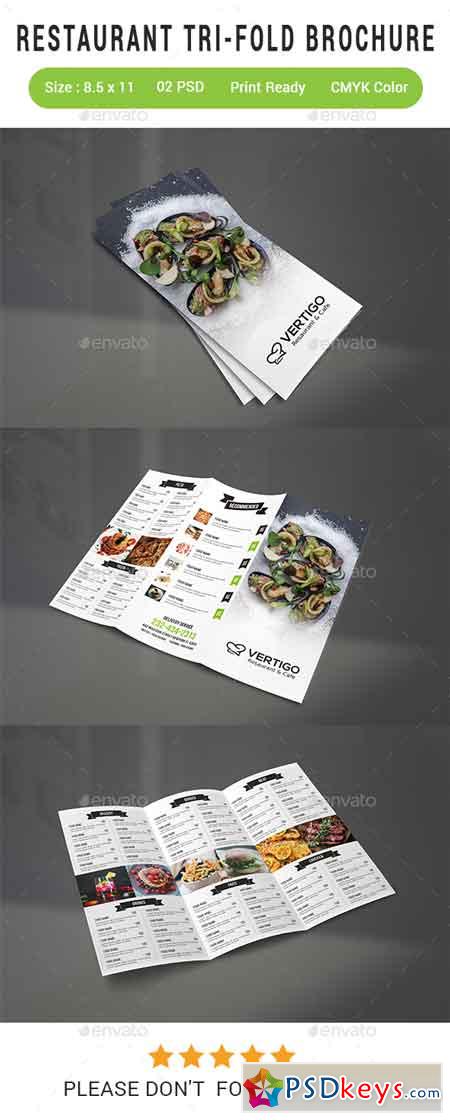 Restaurant Tri-fold Brochure 22101638