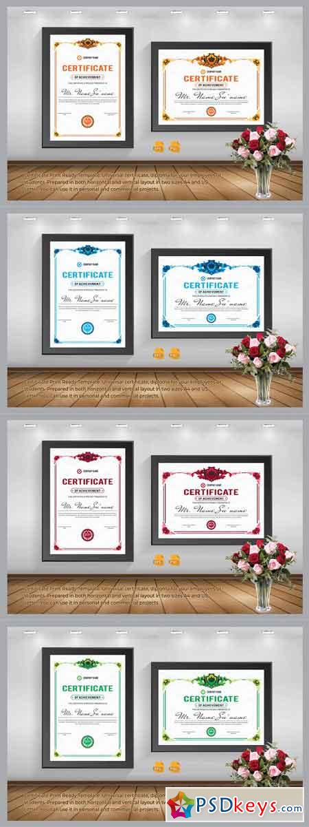 Certificate Print Ready Template 2659442