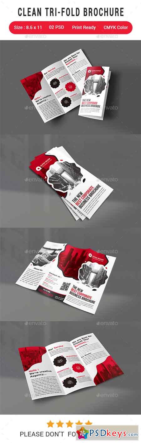 Clean Tri-fold Brochure 22117442