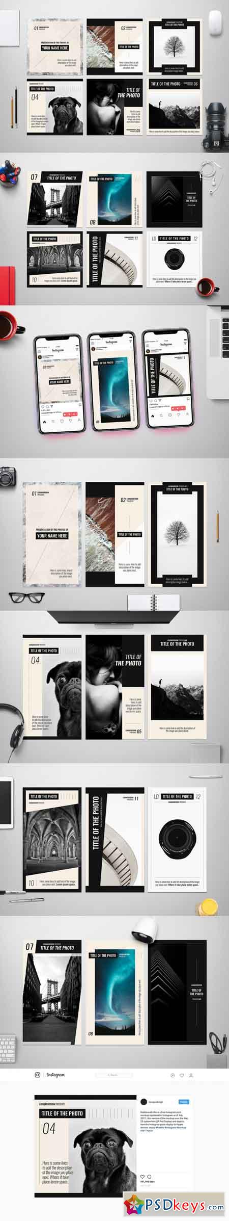 Photography Social Media Pack Template 3465488