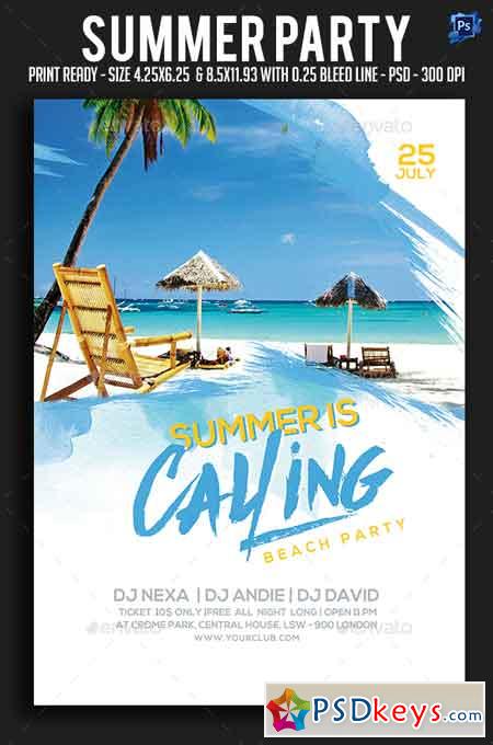 Summer Party Flyer 22194067