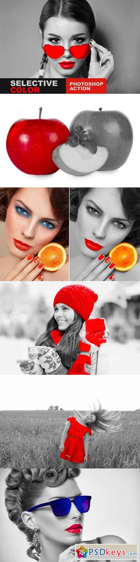 Selective Color Photoshop Action 3466289