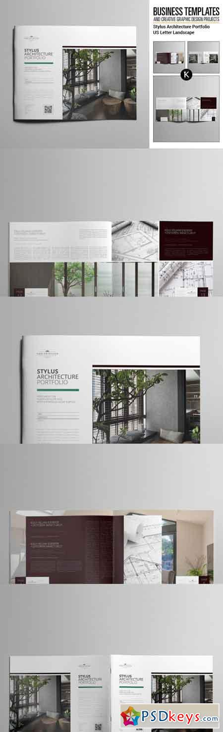 Stylus Architecture Portfolio US Letter Landscape 3466898