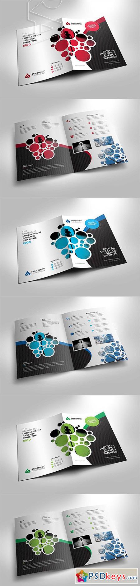 Corporate Bi-fold Brochure Template