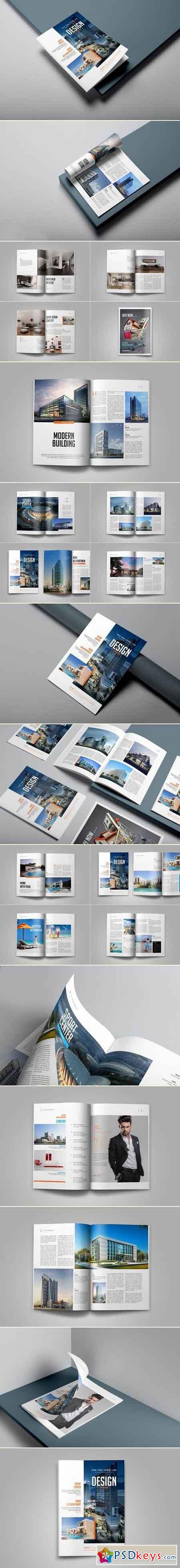 Magazine Template Design