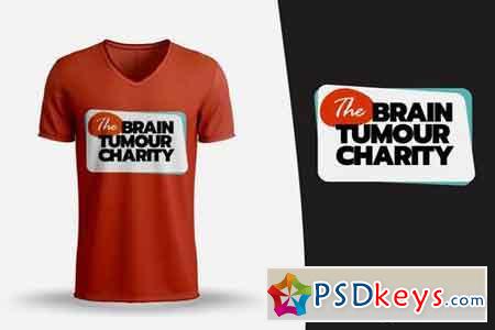 Brain Tumour charity T-shirt Design Template