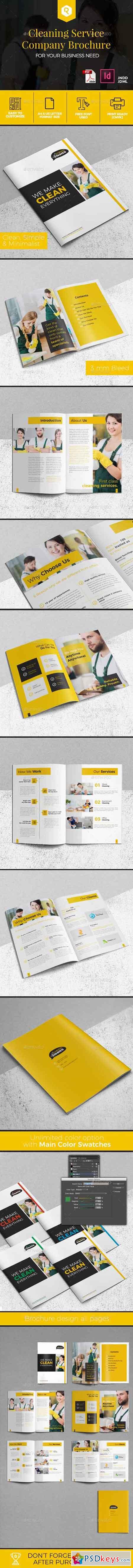 Cleaning Service Company Brochure 19578071