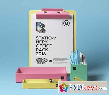 Psd Stationery Office Pack Mockup