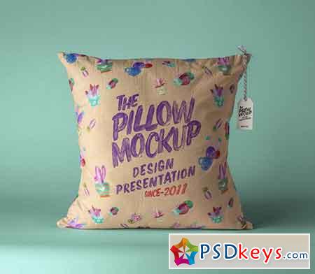 Psd Pillow Mockup Presentation