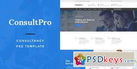 ConsultPro Consultancy PSD Template 15473671