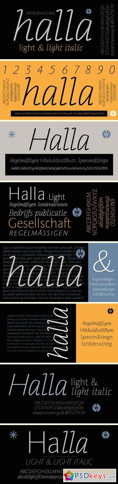 Halla Font Family