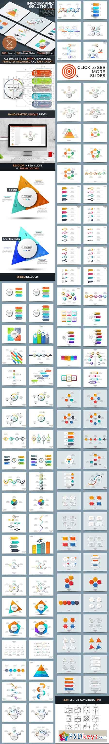 Infographic Solutions. Powerpoint Template 22087401