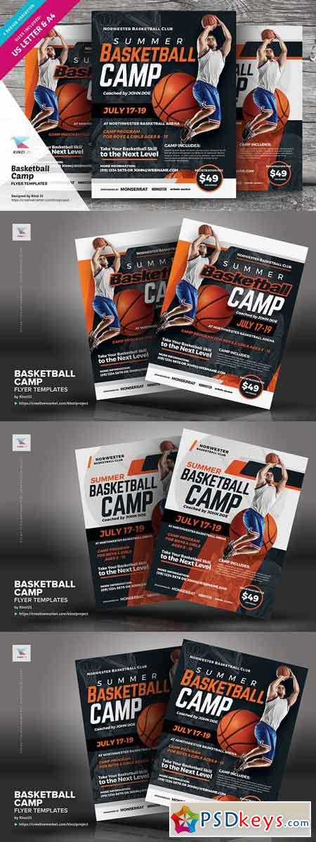 Basketball Camp Flyer Templates 2708445