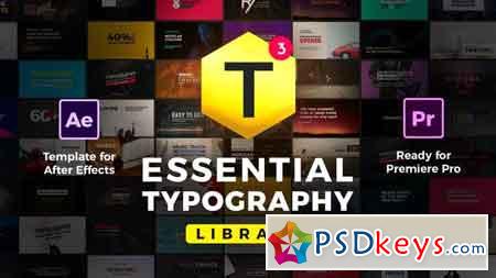 Essential Titles and Lower Thirds V3.5 After Effect Template 20681372