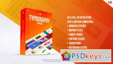 Typography Pack PRO FCPX and Apple Motion 21729093