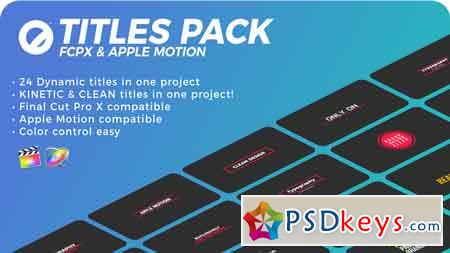 Titles Pack FCPX & Apple Motion 21585978