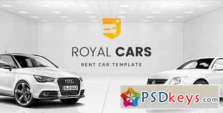 Royal Cars - Rent Car PSD Template 20738660