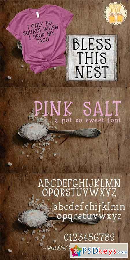 Pink Salt A Not So Sweet Font 3470258
