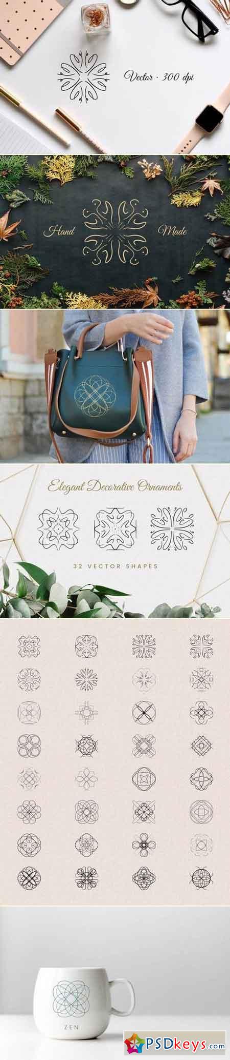 Elegant Decorative Ornaments