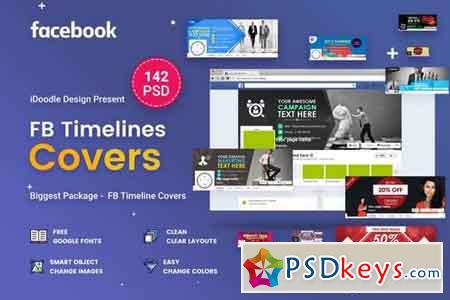 Organic Facebook Ads - 20 PSD