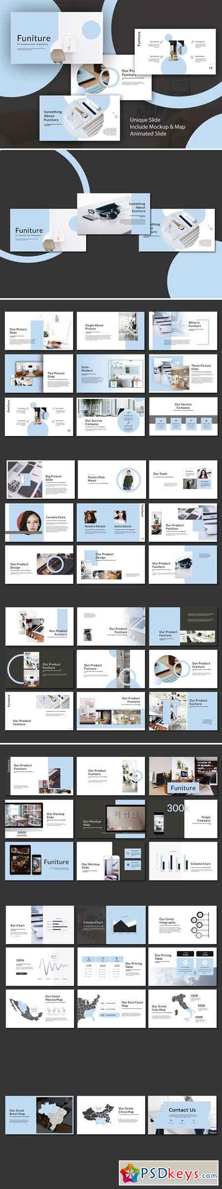 Funiture Powerpoint Template 2737145