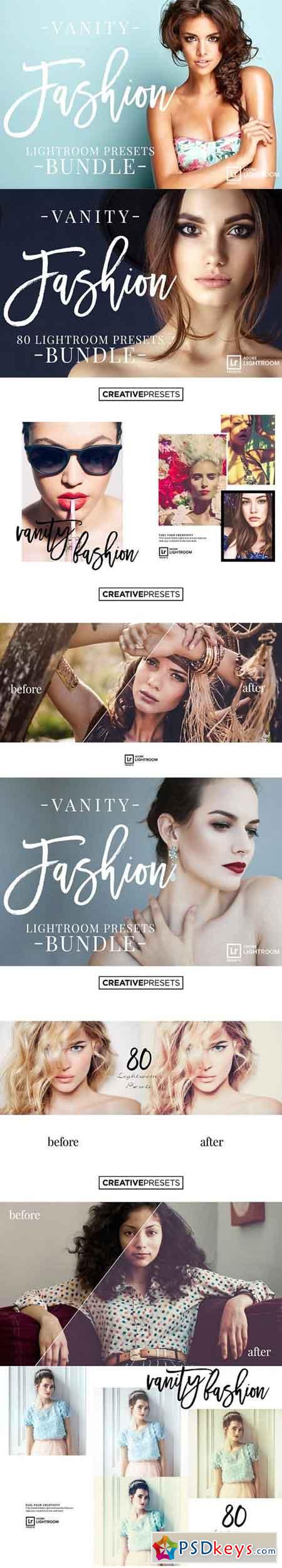 80 Vanity Fashion Lightroom Presets ~ Actions 1415067