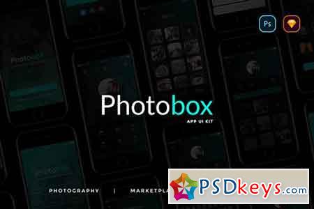 Photobox Photography App UI KIT
