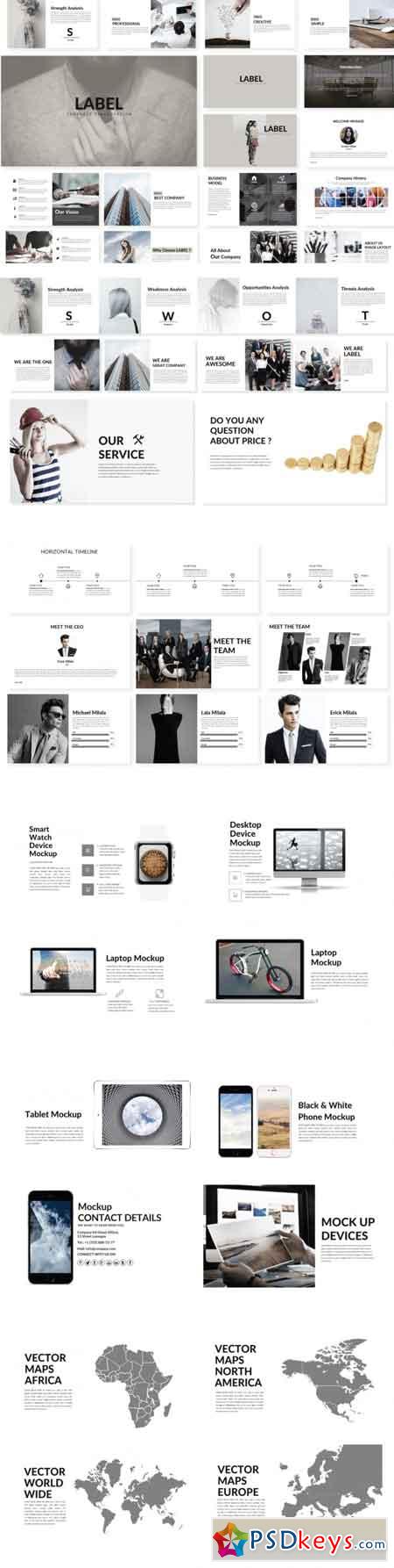 Label Presentation Template 3471892