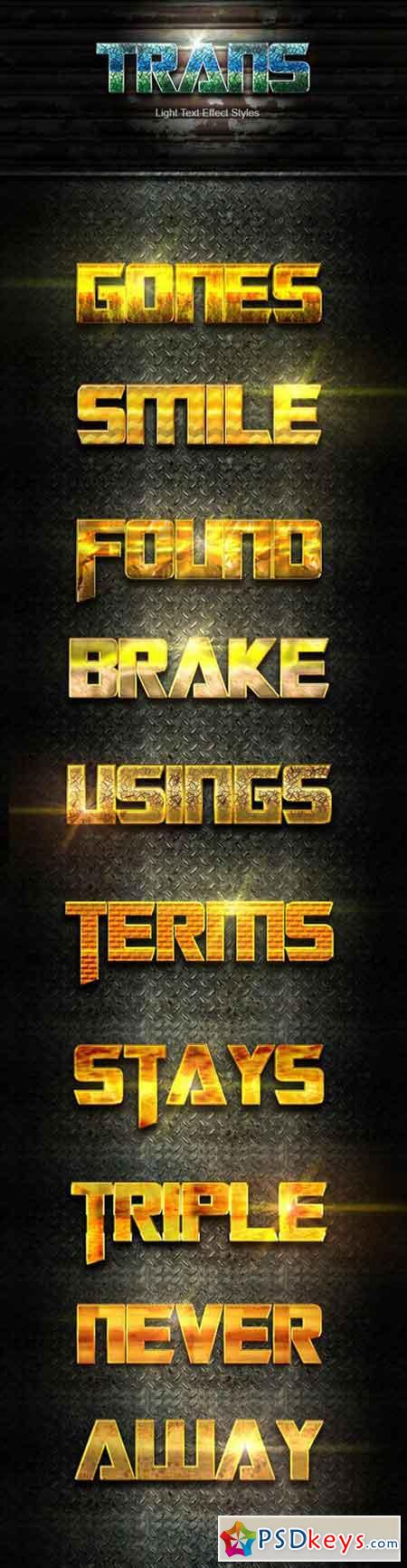 10 photoshop trans gold styles effect vol 41 22140301