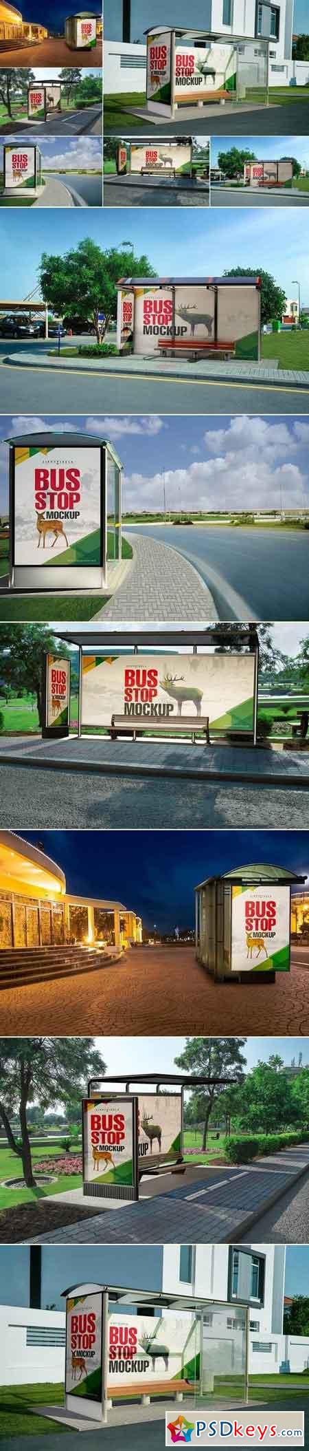 Bus Stand Mockups