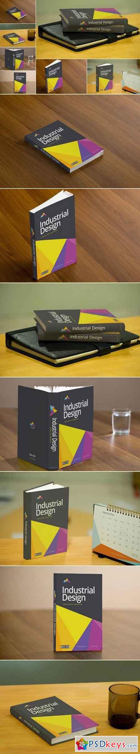 Realistic Book Cover Mockups
