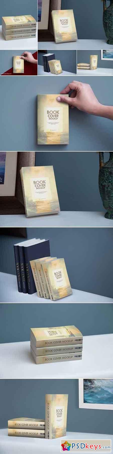 softcover Book Mock Ups