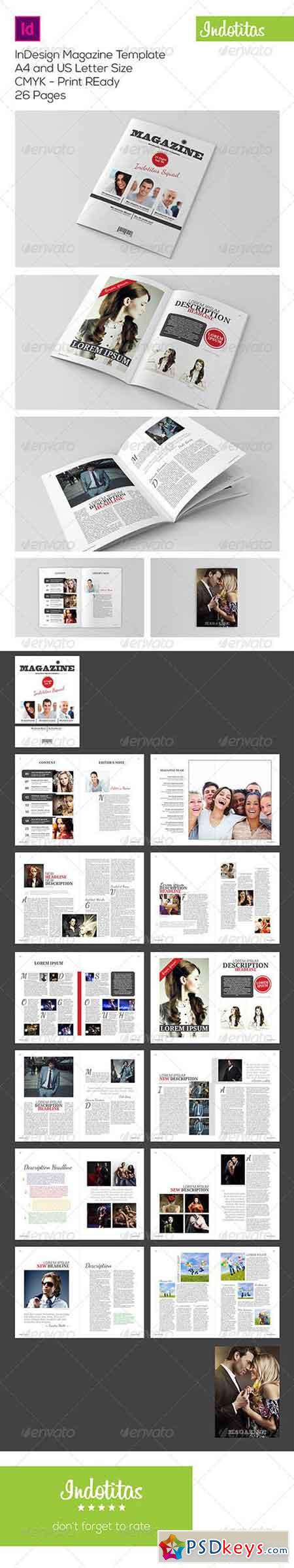 InDesign Magazine Template 7223351