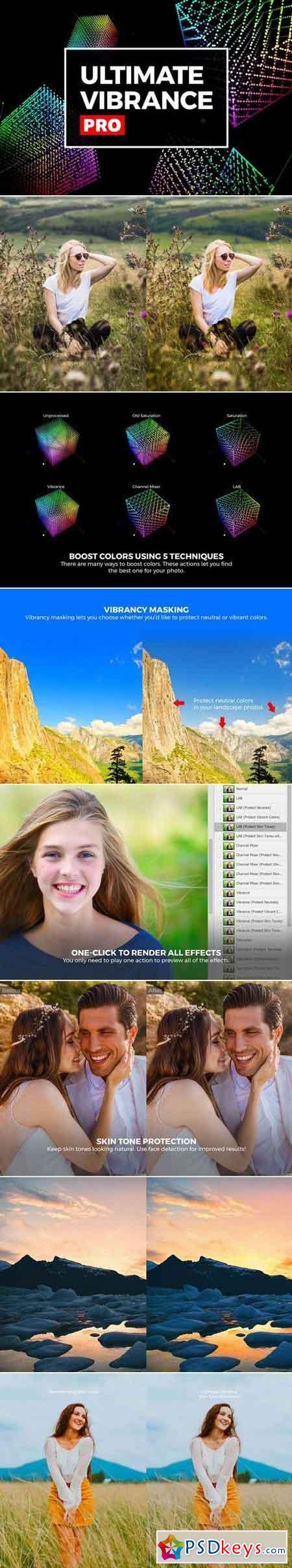 Ultimate Vibrance Photoshop Actions
