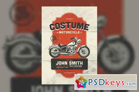 Costume Motorcycle Flyer