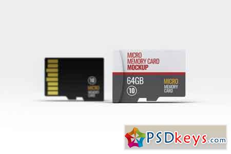 Micro Memory Card Molck-Up