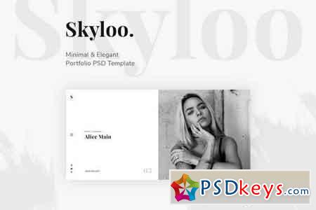 Skyloo - Minimal & Elegant Portfolio PSD Template