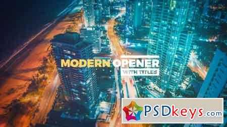 Modern Opener With Titles 20501638 After Effects Template