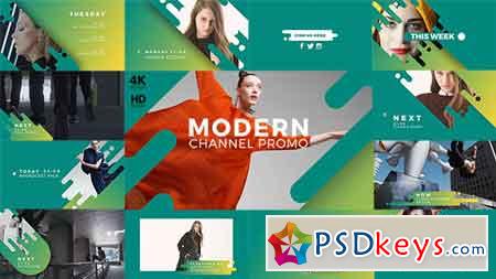 Modern Channel Promo v2 21413897 After Effects Template