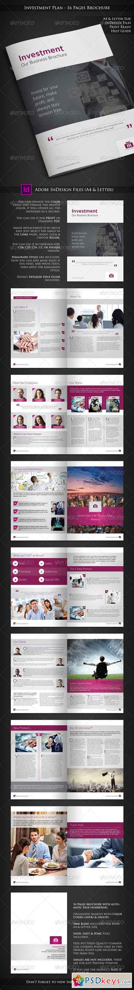 Investment Plan - 16 Pages Business Brochure 6603457