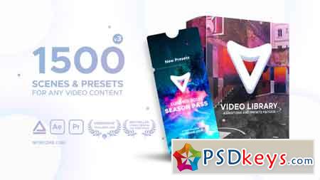 Video Library - Video Presets Package V3 21390377 After Effects Template