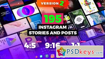 Instagram Stories and Posts Pack V2 22063442 After Effects Template