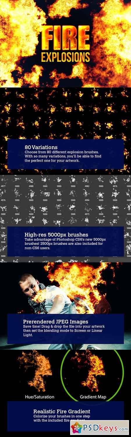 80 Photorealistic Fire Explosions 4272358