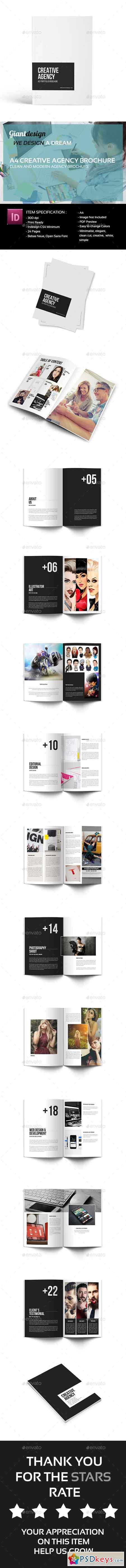Creative Agency - A4 Portfolio Brochure 19529923