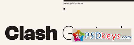 Clash Grotesk Display Font Family - 6 Fonts
